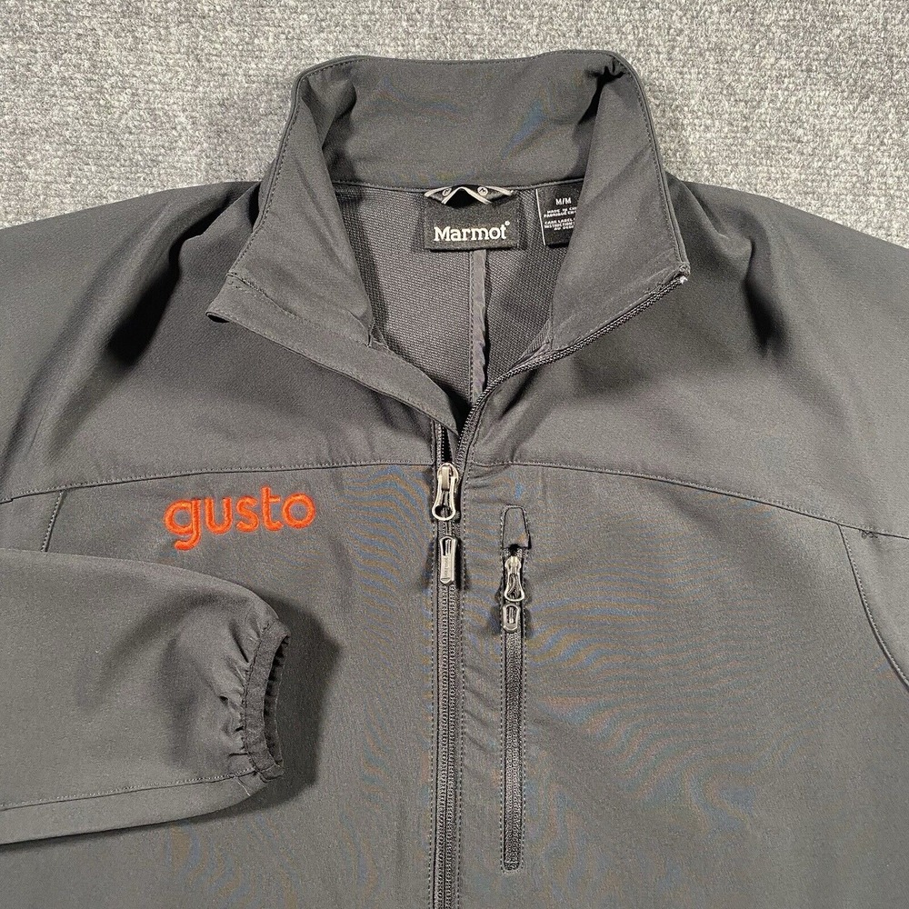 Marmot Tempo Jacket Mens Medium Full Zip Softshell Stretch Performance Fabric